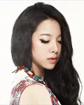 가수인 솔지의 대표 이미지