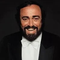 성악가인 루치아노 파바로티의 대표 이미지