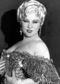 가수인 메이 웨스트의 대표 이미지