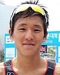 트라이애슬론선수인 허민호의 대표 이미지