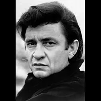 가수인 자니 캐시의 대표 이미지