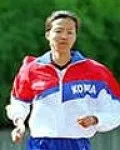 마라톤선수인 오미자의 대표 이미지