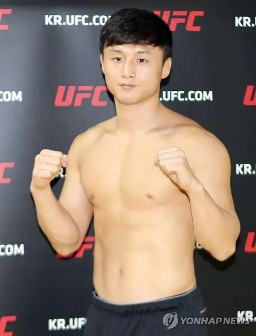 이종격투기선수인 최두호의 대표 이미지